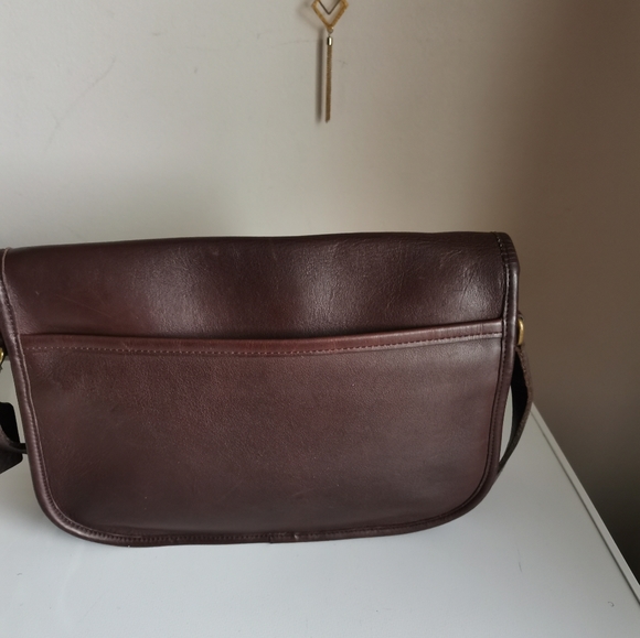 VINTAGE COACH BROWN 9790 CROSSBODY BAG. - Picture 3 of 12